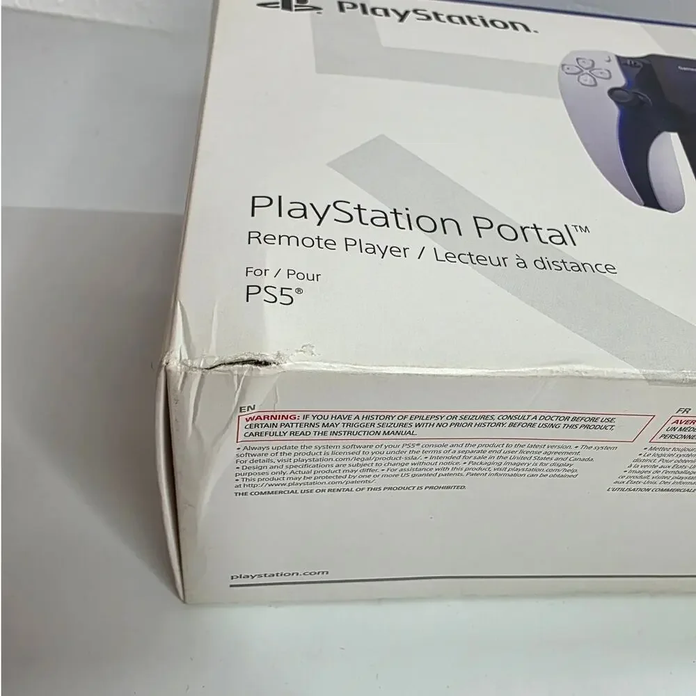 PlayStation Portal Remote Player Handheld Portable Console in White For PS5 PS4